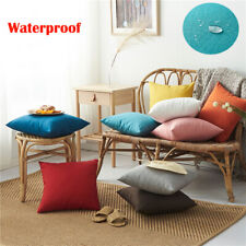 Garden Cushion Waterproof Covers Furniture Outdoor Indoor Pillow Cases Seats