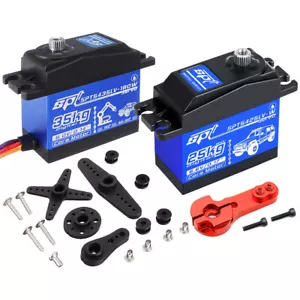 Servo digitale coppia grande 25 kg/35 kg per aereo 1/8 1/10 RC SCX10 TRX4 D90 - Foto 1 di 16