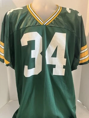 Camiseta De Colección Green Bay Packers Edgar Bennett #34 Para Hombres XL Wilson Hecha en EE. UU. Foto 1 de 4