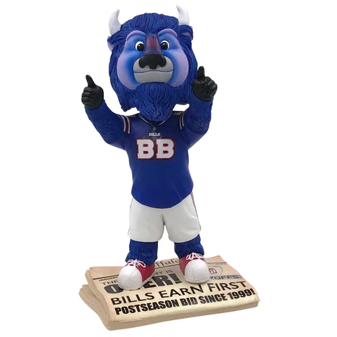 Buffalo Bills Billy Buffalo Drought is Over 2017 Playoffs Mascot Bobblehead NFL Cover