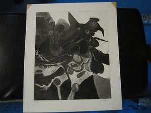 1965 H. TAYLOR STICH - 12/20 SIGNIERT - 14 1/2" X 12 1/2" - SCHÖN - A-1 - Bild 1 von 4