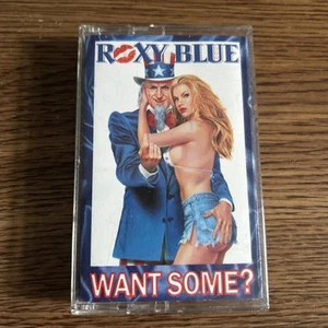 ROXY BLUE WANT SOME? HEAVY METAL CASSETTE '92 GEFFEN OG WILDSIDE FIREHOUSE OOP - Picture 1 of 4