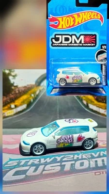 Hot Wheels Honda Civic ***Custom JDM Premium Super Treasure Hunt*** - Image 1 of 3