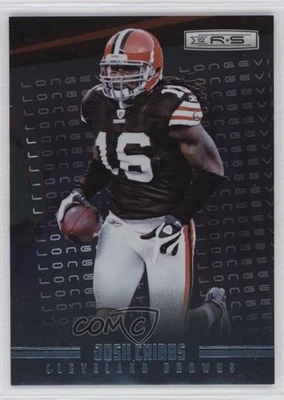 2012 Panini Rookies & Stars Longevity Parallel /249 Josh Cribbs #35 - Image 1 of 2