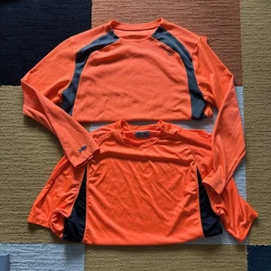 Saucony Vizipro Long Sleeve Tech Running Shirt Size M + Bonus Short Sleeve Shirt - Picture 1 of 13