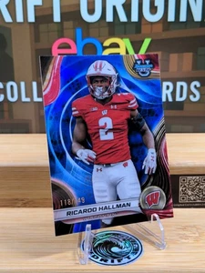 2024 Bowmans Best University Ricardo Hallman Blue Refractor 113/149 #16! - Picture 1 of 2