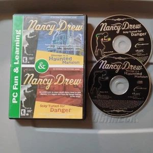Nancy Drew Stay Tuned for Danger/Message in a Haunted Mansion Windows95/98/ME/PC - Picture 1 of 2