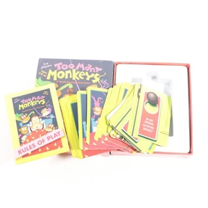 Too Many Monkeys Card Game 100% Complete 2009 Gamewright Family Funny - Picture 1 of 4