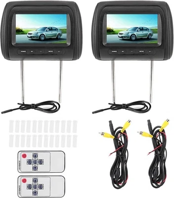Display Poggiatesta Wireless 7" HD – Set da 2 Monitor Universali per Auto - Immagine 1 di 4