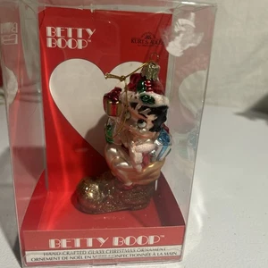 KURT ADLER 2008 BETTY BOOP IN  SPARKLY CHRISTMAS BOOT ORNAMENT - Picture 1 of 10