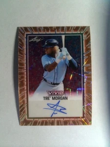 2025 Leaf Vivid Baseball - Auto - Autograph - Tre' Morgan #3/4 - Picture 1 of 2