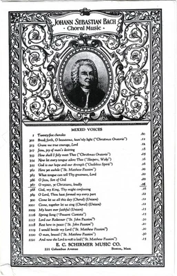 O Rejoice, Ye Christians, Loudly - Johann Sebastian Bach - SATB Foto 1 de 3