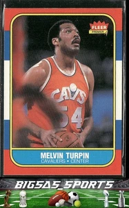 Mel Turpin 1986-87 Fleer #116 Cleveland Cavaliers - Picture 1 of 2