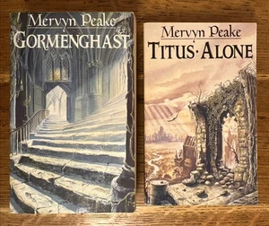 Gormenghast - Titus Alone by Mervyn Peake UK Mandarin PB Set - Vintage VGC - Picture 1 of 11