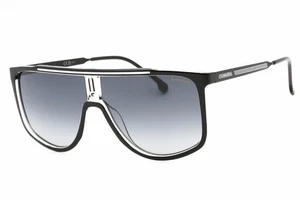 CARRERA 1056/S 80S 9O Sunglasses Black White Frame Gray Lenses 61mm - Picture 1 of 4
