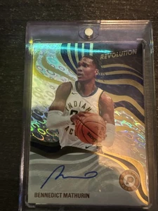 2024-25 Panini Revolution Benedict Mathurin Auto #RS-BND Pacers - Imagen 1 de 3