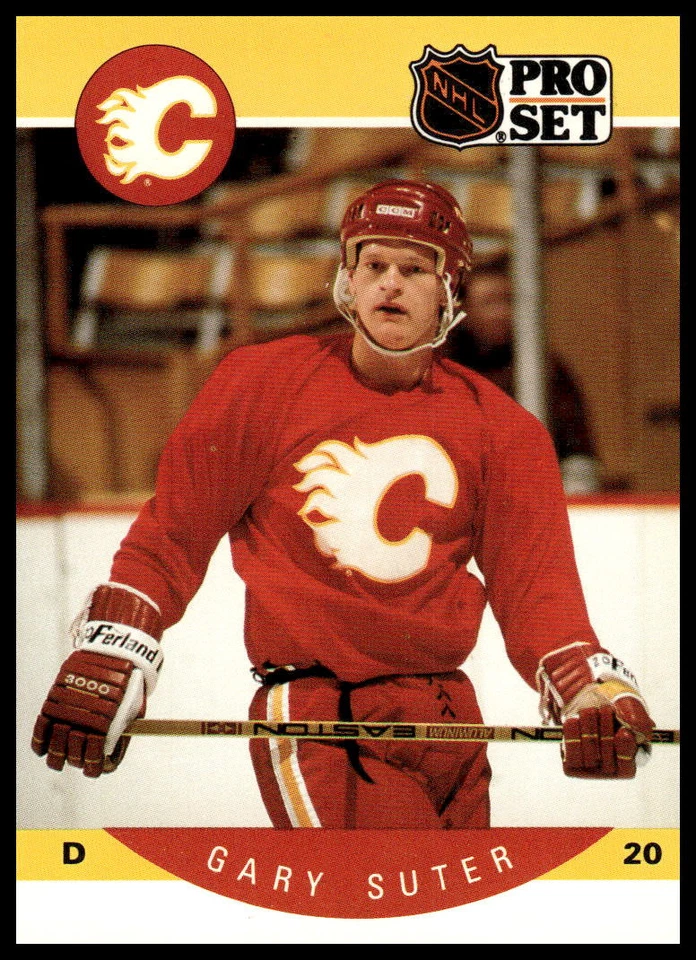 1990-91 Pro Set #46 Gary Suter - Image 1 of 2