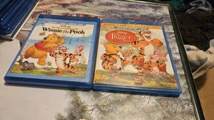 The Many Adventures of Winnie the Pooh + The Tigger Movi Blu-ray + DVD Free Ship - Imagen 1 de 3