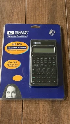 HP Hewlett Packard HP 10B BUSINESS FINANCIAL CALCULATOR Brand New!!!! Rare! - Image 1 of 3