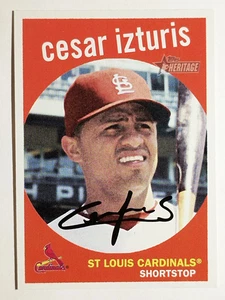 2008 Topps Heritage #222 Cesar Izturis - Picture 1 of 2