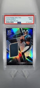 2020 PANINI SPECTRA NEXT ERA RELICS #NEJH JALEN HURTS ROOKIE RC /199 PSA 9 POP 6 - Foto 1 di 2