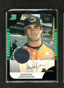 JERSEY 2005 Bowman Draft Futures Game Jersey Relics CONOR JACKSON Diamondbacks - Picture 1 of 2