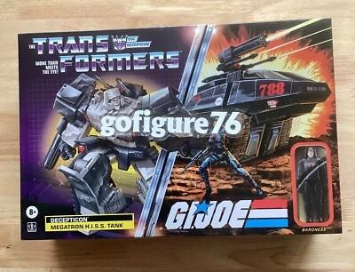 Transformers Collaborative Megatron H.I.S.S. Tank & Baroness Brand New - Image 1 of 4