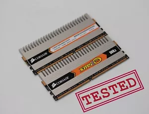 2x1GB Corsair CM2X1024-6400C4DHX XMS2 1024MB DDR2 RAM 2.1V 800 MHz 4-4-4-12 - Picture 1 of 10