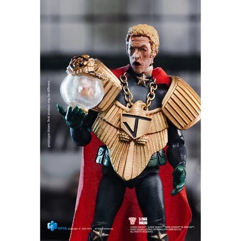 Hiya Toys Judge Dredd Chief Judge Caligula 1:18 Exquisite Mini Action Figure Cover