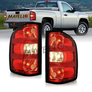 Pair Tail Lights For 2007 2008 2009 2010 2013 Chevy Silverado 1500 2500 HD LH&RH - Picture 1 of 11