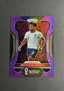 Copa Mundial Panini Prizm 2022 Qatar Weston McKennie Purple Prizm/199 #209 - Imagen 1 de 2