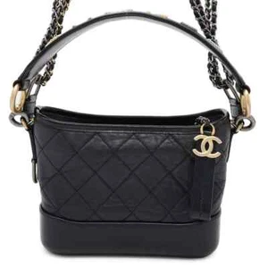 CHANEL Gabriel de CHANEL Hobo Bag with logo handle Size Small Calf Leather B... - Picture 1 of 19