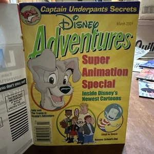 Disney Adventures Magazine March 2001 - Captain Underpants Secrets, Animation - Picture 1 of 4