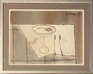 Limitierte Auflage gedruckt gelistet Fr. Künstler Bernard Buffet - ""Tischgestell"" - gerahmt - Bild 1 von 5