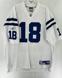 Reebok Peyton Manning Indianapolis Colts Jersey Mens Sz XL Length +2 Stitched - Picture 1 of 17