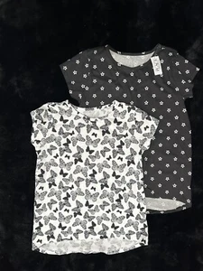 Girls XL 14 The Children’s Place T-Shirt Lot Floral Butterfly Trendy Tops - Picture 1 of 5