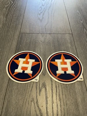 2X Houston Astros Sticker MLB Baseball - Image 1 of 2
