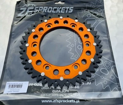 Zf Doppio Pignone per Ktm 950 990 1050 1190 1290 Adventure, LC8, 899-45, Arancio - Immagine 1 di 4