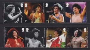 GREAT BRITAIN 2023 DAME SHIRLEY BASSEY COMPLETE SET OF 8 STAMPS MNH - Picture 1 of 1