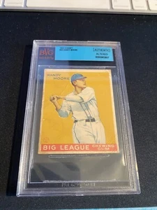 Goudey Baseball 1933 #69 Randy Moorei!! BVG AUTÉNTICO!! - Imagen 1 de 2