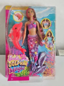 MUÑECA RARA BARBIE 2016 DOLPHIN MAGIC MERMAID ISLA MATTEL ¡NUEVA! - Imagen 1 de 5