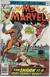 Ms. Marvel #15 Marvel Comics (1977 1st series) FN- - Picture 1 of 2