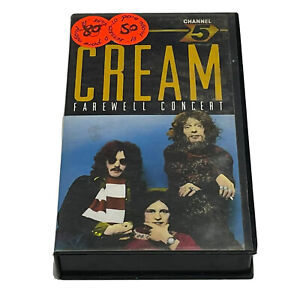 Creme - Abschiedskonzert, Vintage VHS Heim Musik Video Band Edition, SELTEN, 1987