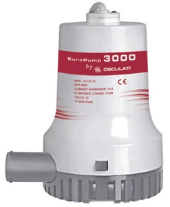 BILGENPUMPE, EUROPUMP II 3000, 12 V, FÜR BOOT, YACHT - Bild 1 von 2