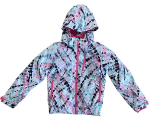 Spyder Multi Colored Girls Snow/Ski Jacket With Removable Hood  - Picture 1 of 3