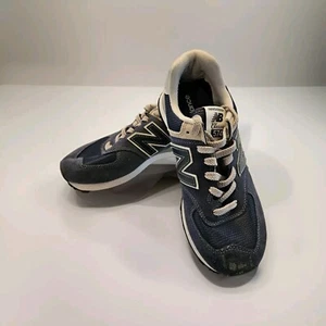 New Balance Classic 574 Slate Blue Gray Size 7.5 Lightly Worn Great Shape No box - Picture 1 of 5