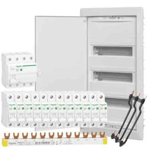 Elektroverteiler-Paket, UP, 3-reihig, FI-Schalter 40A/0,03, 12 LS-Schalter B16A - Bild 1 von 1