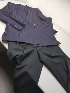 toller, außergewöhnlicher Anzug / Hochzeitsanzug Gr. 98, Wilvorst lila/schwarz - Bild 1 von 17