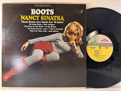 Pop LP NANCY SINATRA Boots Reprise 6202 STEREO 1st Pressing VG Foto 1 de 2
