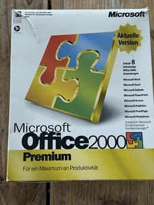 Office Premium 2000 Retail, Deutsch, Vollversion mit MwSt Rechnung - Bild 1 von 7